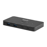 Club 3d csv-2512 kvm switch dual usb-c naar hdmi kvm-switch (zwart, 4k 60hz)