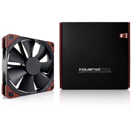 Noctua nf-f12 industrialppc-24v-3000 sp kabinetventilator (sort, 120 x 120 x 25 mm, pwm)