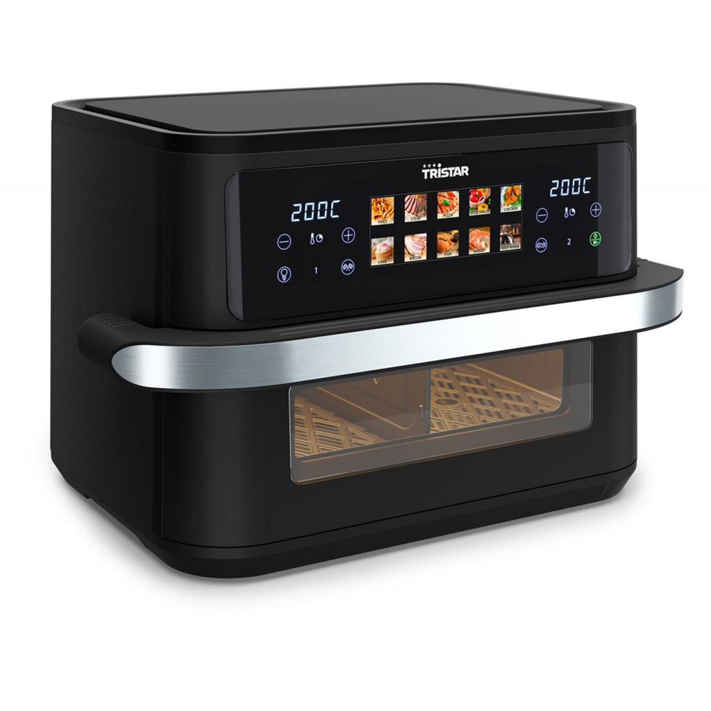Tristar fr-9078 dualzone flex airfryer varmluftfrituregryde (sort, 10 liter, 2800 watt)