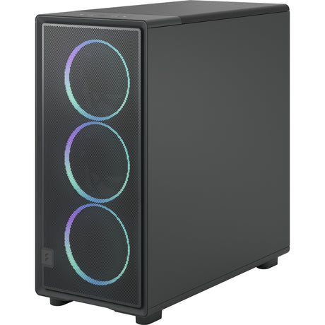 Fractal design epoch xl tg rgb midi tower behuizing (zwart | 2x usb-a | 1x usb-c | rgb | tempered glass)