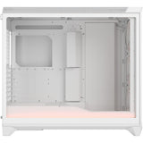 Fractal design meshify 3 xl ambience pro rgb stort tårnhus (hvid | 2x usb-a | 1x usb-c | rgb | hærdet glas)