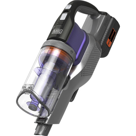 Black+decker 36v 4-i-1 power-serien ekstrem pet stick støvsuger (lilla)