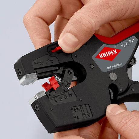 Knipex nexstrip afisoleringstang (sort rød)