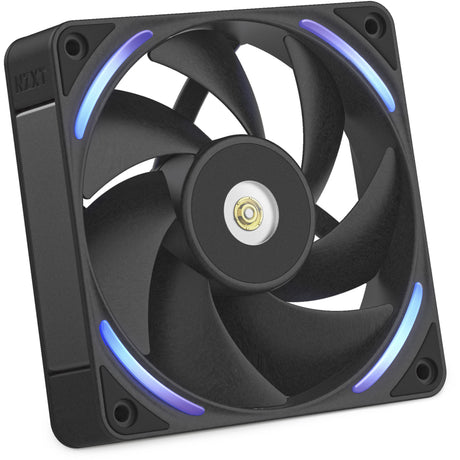 Nzxt f120x rgb kabinet blæser (sort, 120 x 120 x 30 mm, pwm)