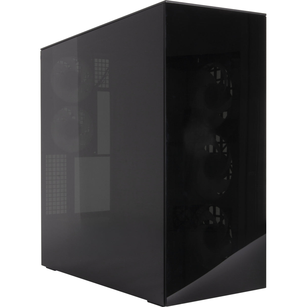 Arctic xtender midi tårnhus (sort (mat) | 2x USB-A | 1x USB-C | RGB | hærdet glas)