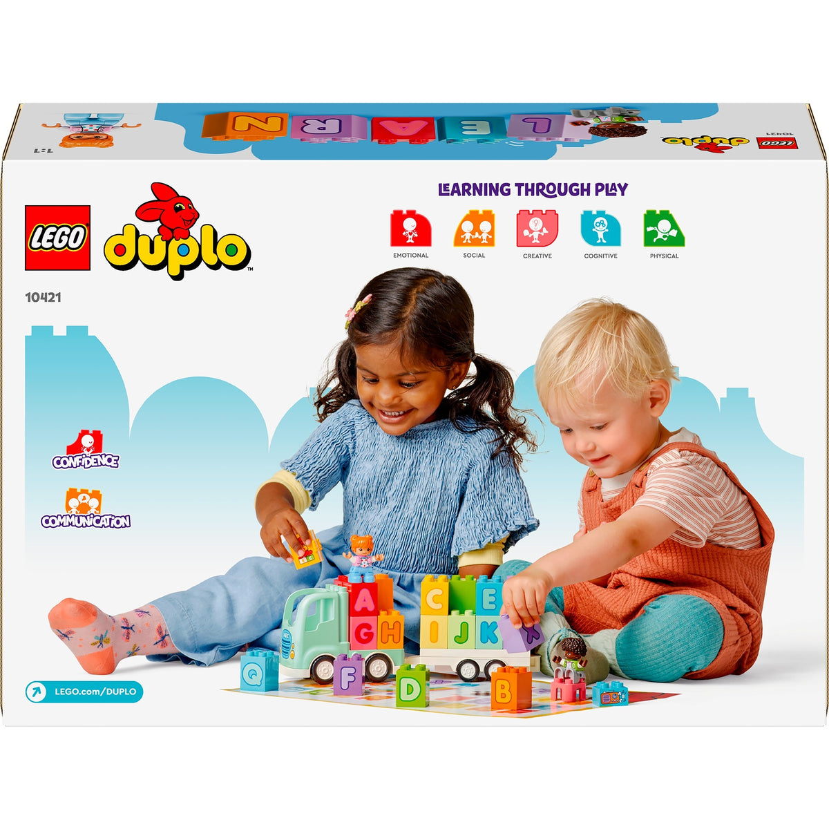 Lego duplo 10421 alfabet lastbil
