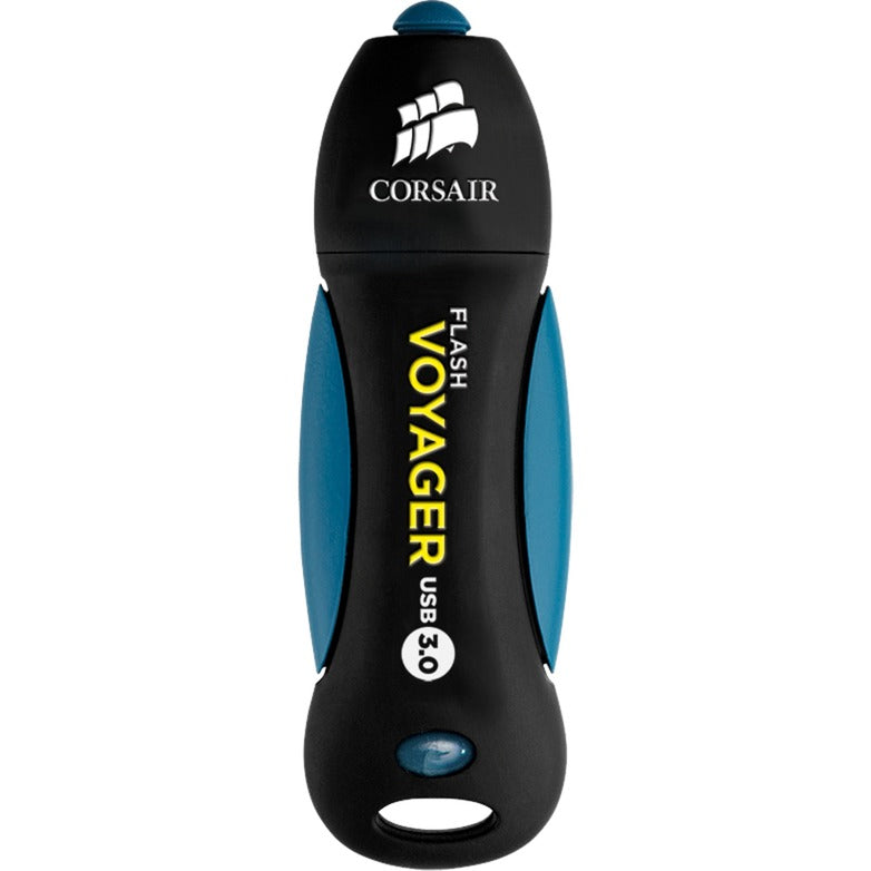 Corsair flash voyager usb 3.0 256 gb usb stick (sort blå, cmfvy3a-256gb)