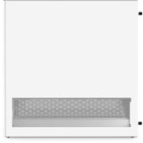 Nzxt h3 flow midi tårnhus (hvid (mat) | 1x USB-A | 1x USB-C | hærdet glas)
