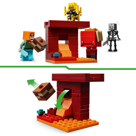 Lego minecraft lavakampen i det nedre for børn - 21266