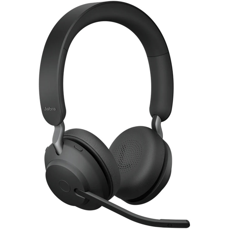 Jabra evolve2 65, uc stereo on-ear headset (sort, unified communication, Bluetooth)