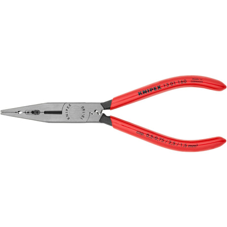 Knipex ledningstænger sort atramenteret med plastbelægning 160 mm - 1301160