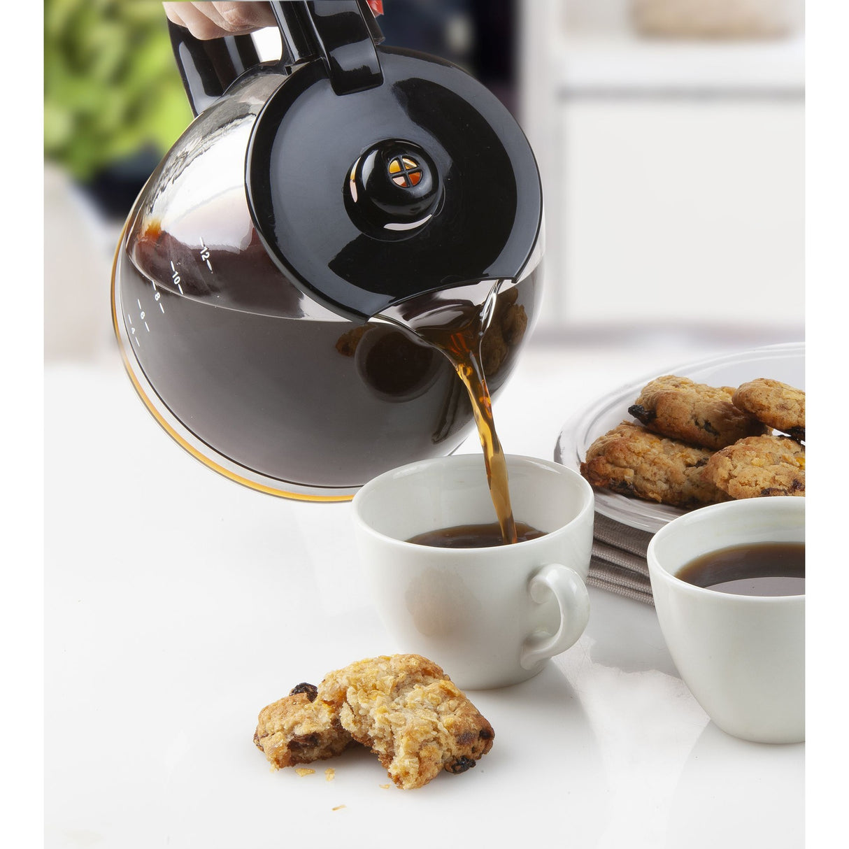 Domo kaffemaskine med timer og display do708k kaffefiltermaskine (sort, 1,5 liter)