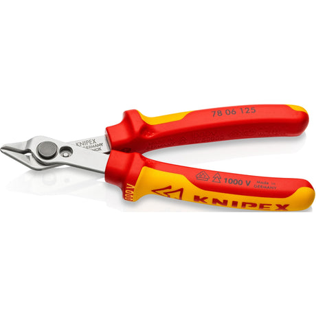 Knipex elektronisk super Knips® VDE 78 06 125 elektroniktang (rød gul)