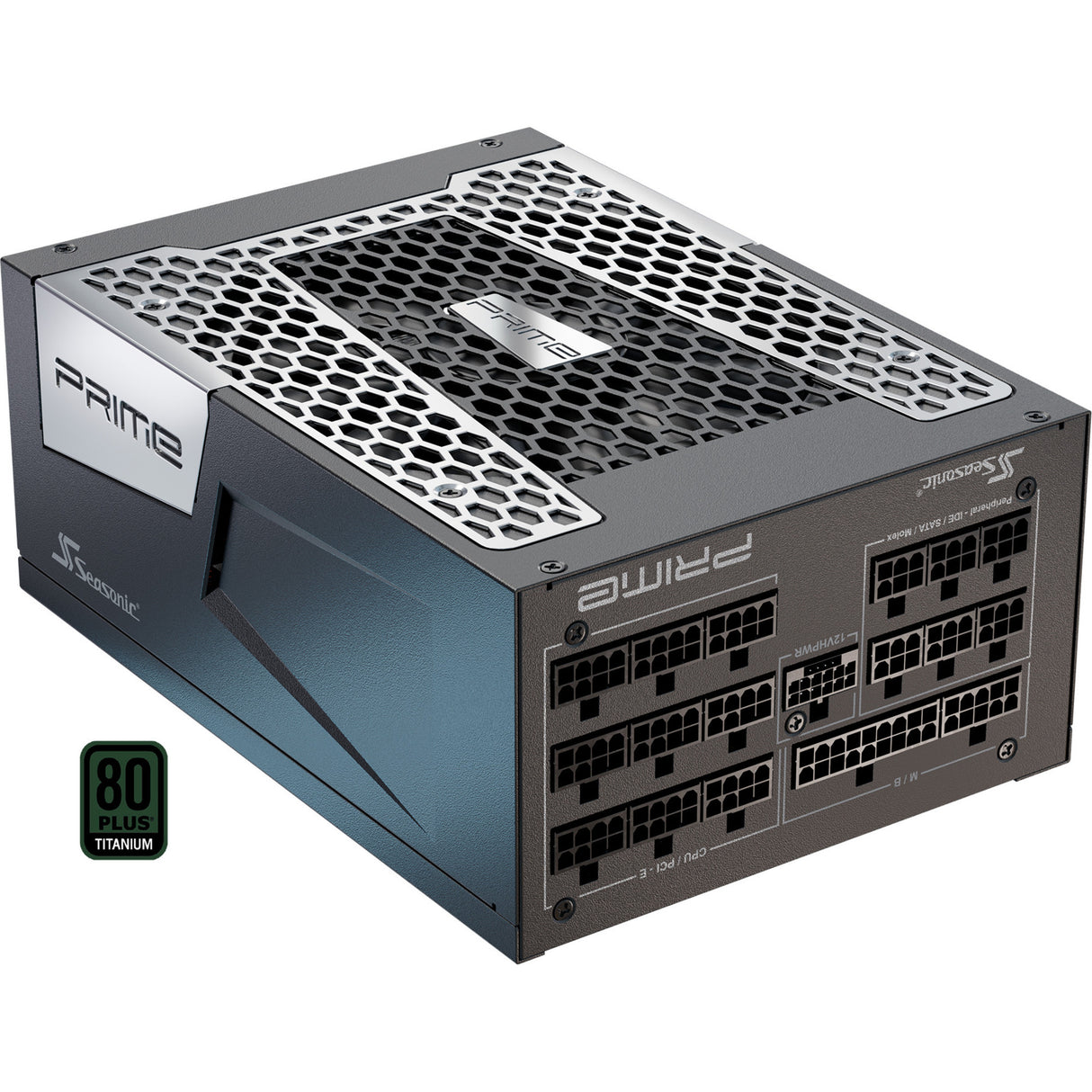 Seasonic Prime TX-1300 modulær 1300 watt strømforsyning (sort, 1x 12vhpwr, 6x pcie)