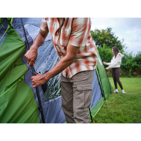 Coleman fastpitch victoria falls 4 blackout tent – 4 persoons tent - snel opzetten dankzij fastpitch – blackout bedroom technology - groen