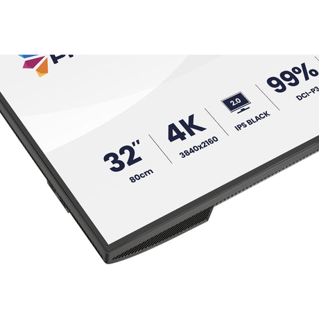 Iiyama prographic hb3201uhsnp-b1 31.5 4k uhd-skærm (sort (mat), hdmi, displayport, usb-c, lyd)