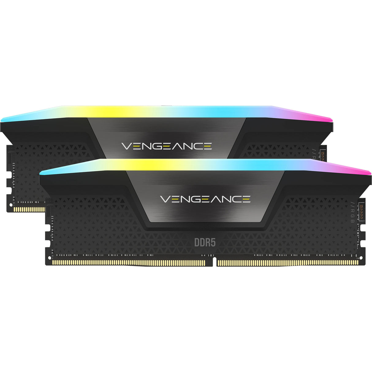 Corsair Vengeance RGB 32 GB DDR5-6000 (2x 16 GB) RAM (sort, cmh32gx5m2b6000c38, xmp 3.0)