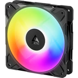 Arctic p12 pro reverse a-rgb case fans (sort, 3 styk, 120 x 120 x 27 mm, pwm)
