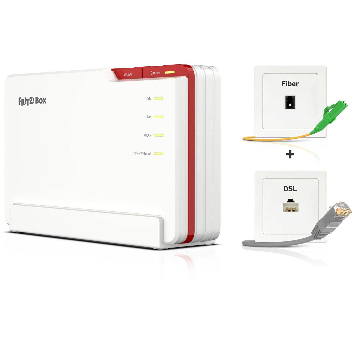 Fritz! box 5690 pro edition international router (hvid rød, mesh wi-fi)