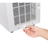 Bestron aac9000 mobilt klimaanlæg (hvidt, kølekapacitet 2,6 kW | med CFC-frit kølemiddel | 9000 btu h)