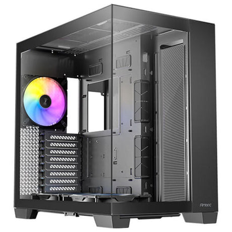 Antec c8 argb midi tårnhus (sort | 2x USB-A | 1x USB-C | hærdet glas)