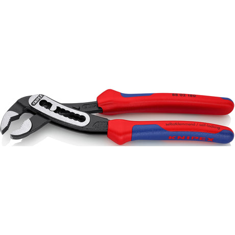 Knipex alligator vandpumpetang 88 02 180 Svensk vandpumpetang (sort rød, 180 mm)