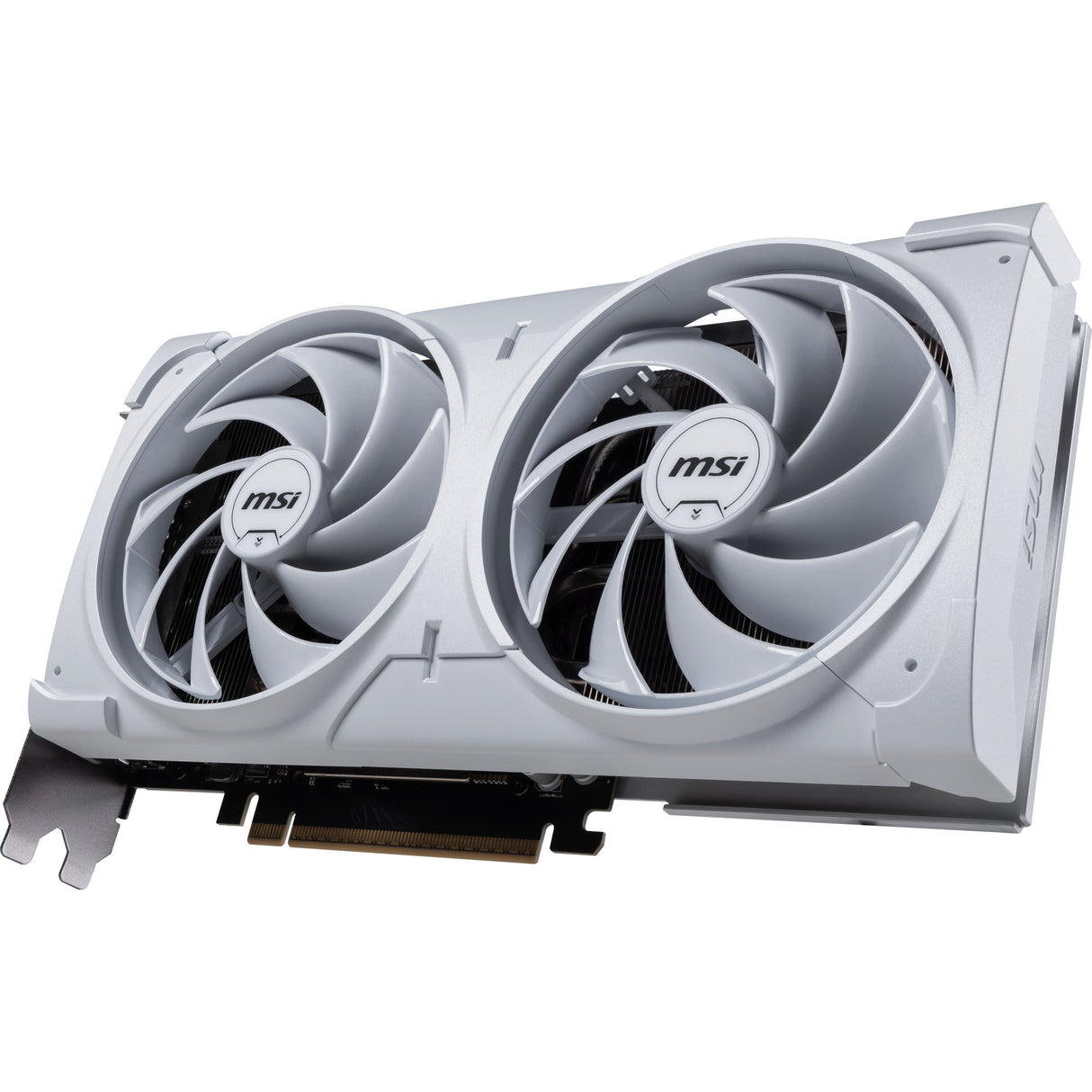MSI Geforce RTX 5070 12G Ventus 2x OC White grafikkort (hvidt, 3x Display Port, 1x HDMI)