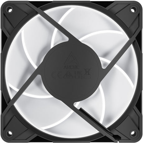 Arctic p12 pro a-rgb kabinet blæsere (sort, 3 stk, 120 x 120 x 25 mm, pwm)