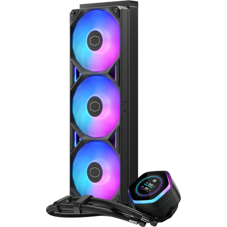 Cooler Master MasterLiquid 360 Atmos II LCD ARGB Vandkøling (sort)