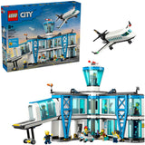 Lego city - lufthavn med legetøj til flykonstruktion (60502)