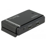 Delock displayport switch 2x 2 displayport ind til 1x 2 displayport out (sort)