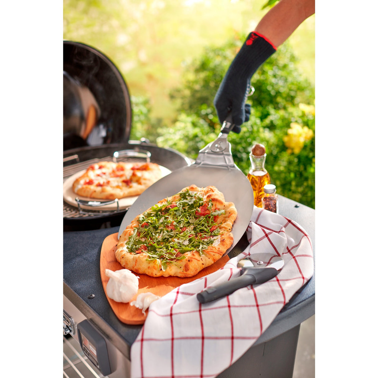 Weber pizzaspatel grillbestik (rustfrit stål)