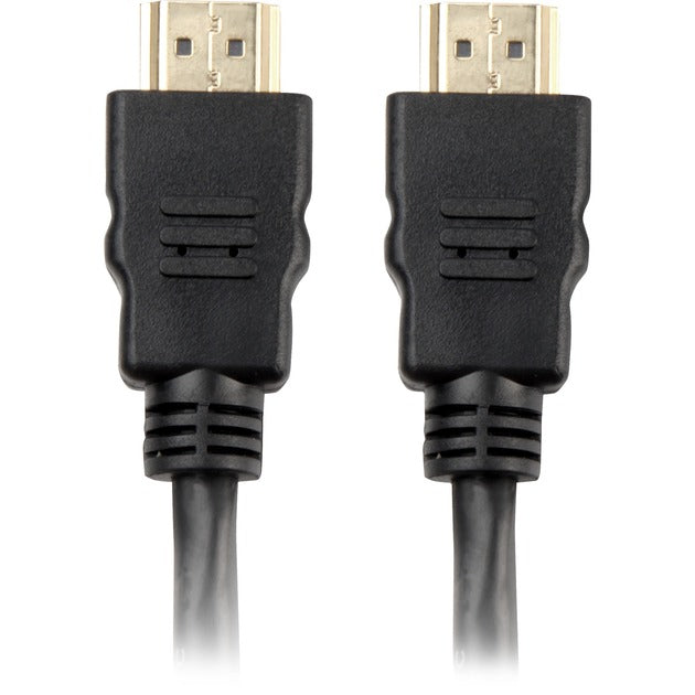 Sharkoon højhastigheds HDMI-kabel med Ethernet (sort, 5 meter, 4k, forgyldt)