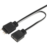 Silverstone air slimer 140 argb kabinet blæser (sort, 140 x 15 x 140 mm, pwm)