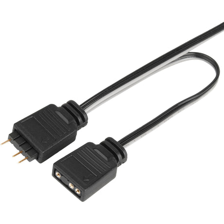 Silverstone air slimer 140 argb kabinet blæser (sort, 140 x 15 x 140 mm, pwm)
