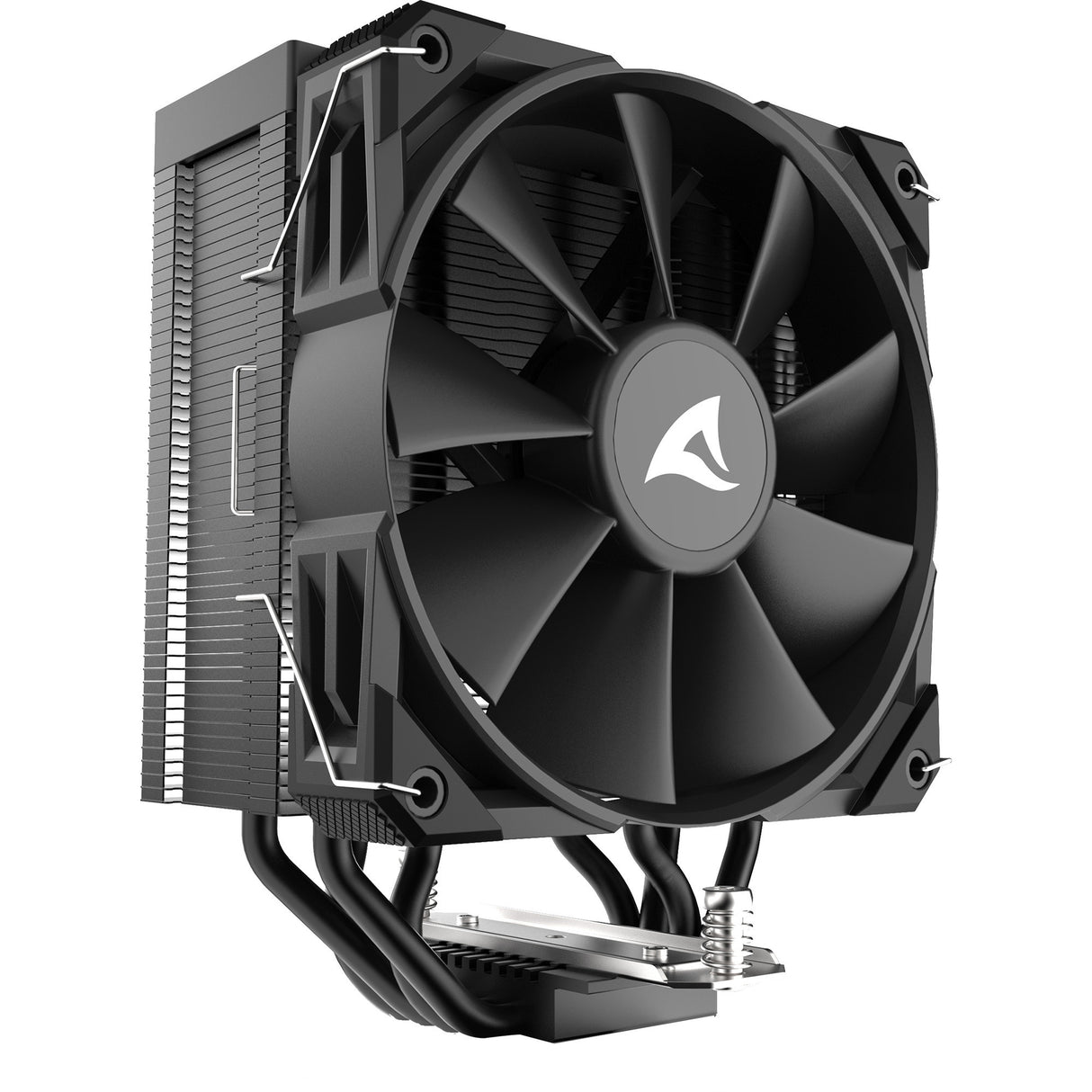 Sharkoon a40 CPU køler (sort, 4-benet PWM blæserstik)