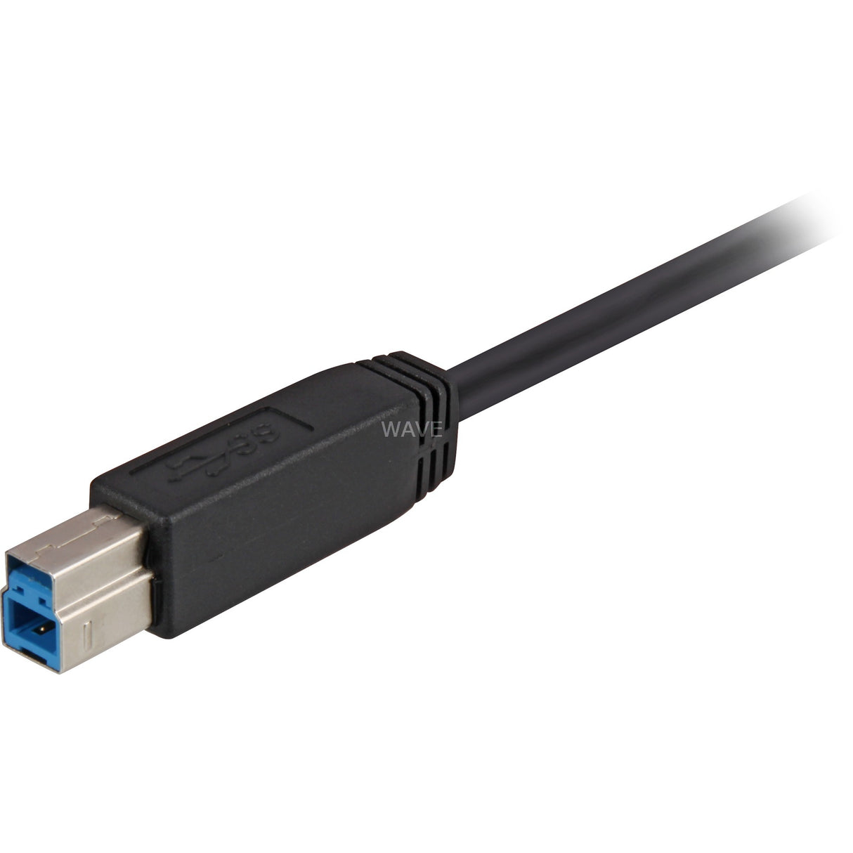 Sharkoon USB-A 3.0 > USB-B-kabel (sort, 5 meter)
