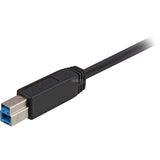 Sharkoon USB-A 3.0 > USB-B-kabel (sort, 5 meter)