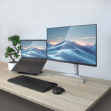 Act connectivity laptop stativ, foldbar, højdejusterbar i 5 positioner (sort)