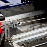 Knipex greb foran | længde 200 mm | polerede flerkomponentskeder | sort fosfateret | 1 stk - 82 02 200 - 82 02 200