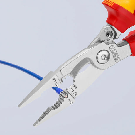 Knipex elinstallationstang 13 96 200 t (rød gul)