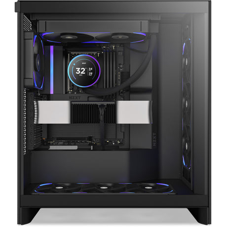 Nzxt performance fan f280x rgb case fans (sort, 2 stk, 280 x 140 x 30 mm, pwm)