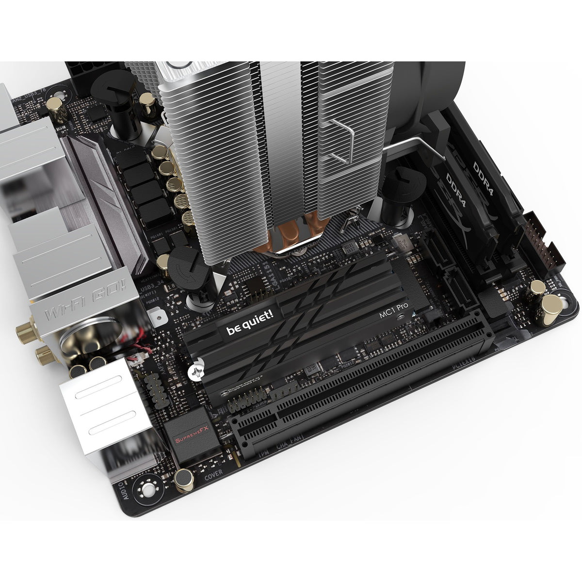 Vær stille! mc1 pro heatsink (sort)