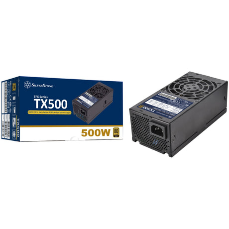Silverstone sst-tx500-g 500 watt strømforsyning (sort, 2x pcie)