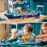 Lego city - konstruktionslegetøj til polarforskningsskibe (60368)