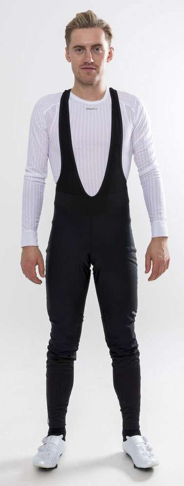 Craft ideelle pro wind - lange bib tights med polstring