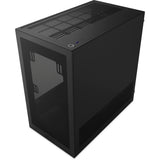 Nzxt h3 flow midi tårnhus (sort (mat) | 1x USB-A | 1x USB-C | hærdet glas)