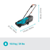 Gardena plæneklipper easymax 32 18v p4a solo