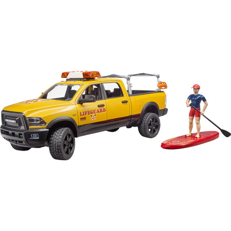 Bruder Dodge Ram 2500 redningsbrigadebil med livreddermodelkøretøj (02506)