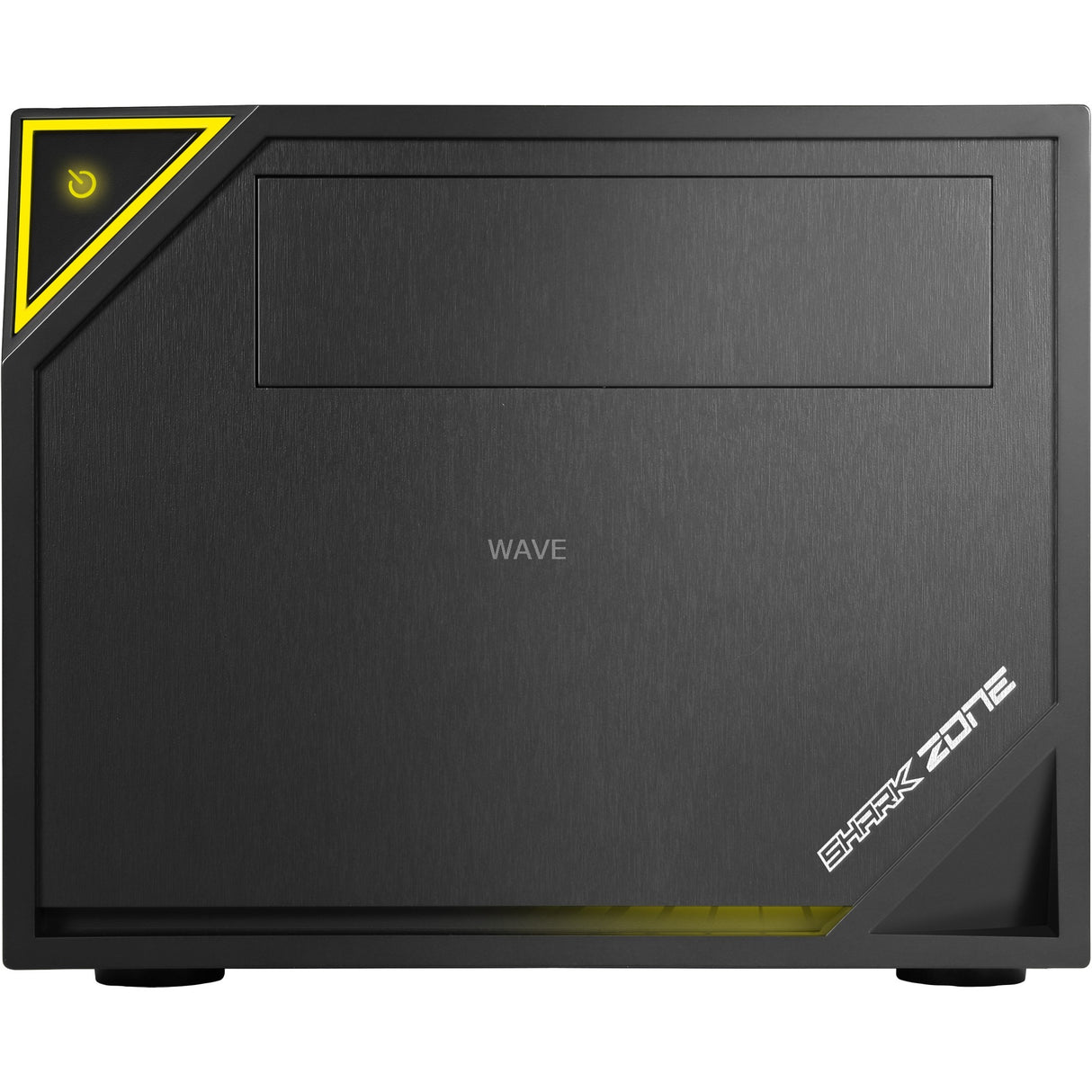 Sharkoon shark zone c10 mini tårnhus (sort | 2x USB-A)